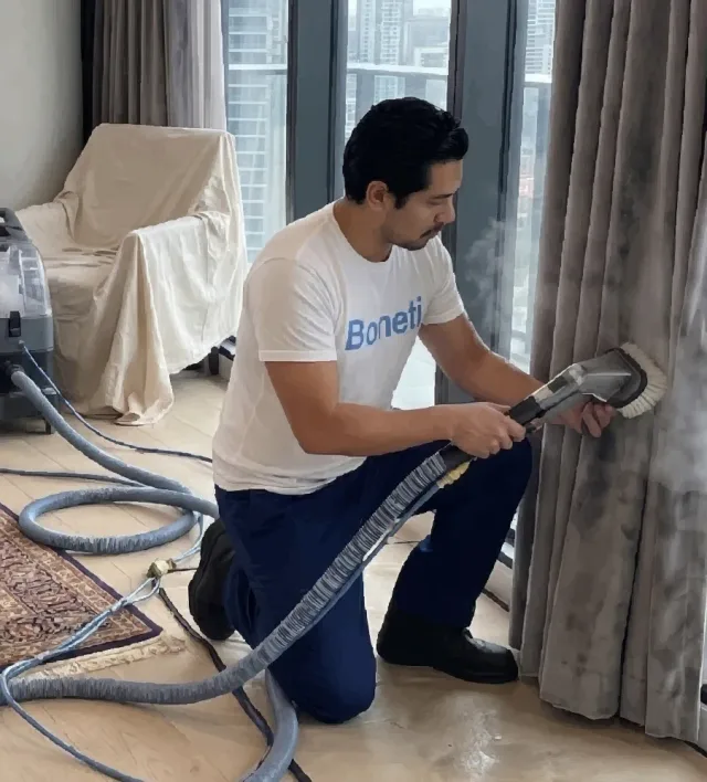 Boneti crew cleaning for Busy Executives
